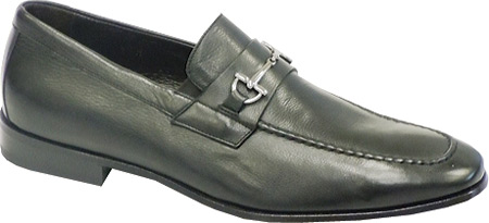 Bruno Magli Mamante Calfskin Bit Loafers Black