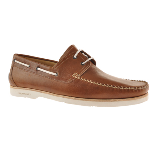 Bruno Magli Golfer Boat Shoes Tan