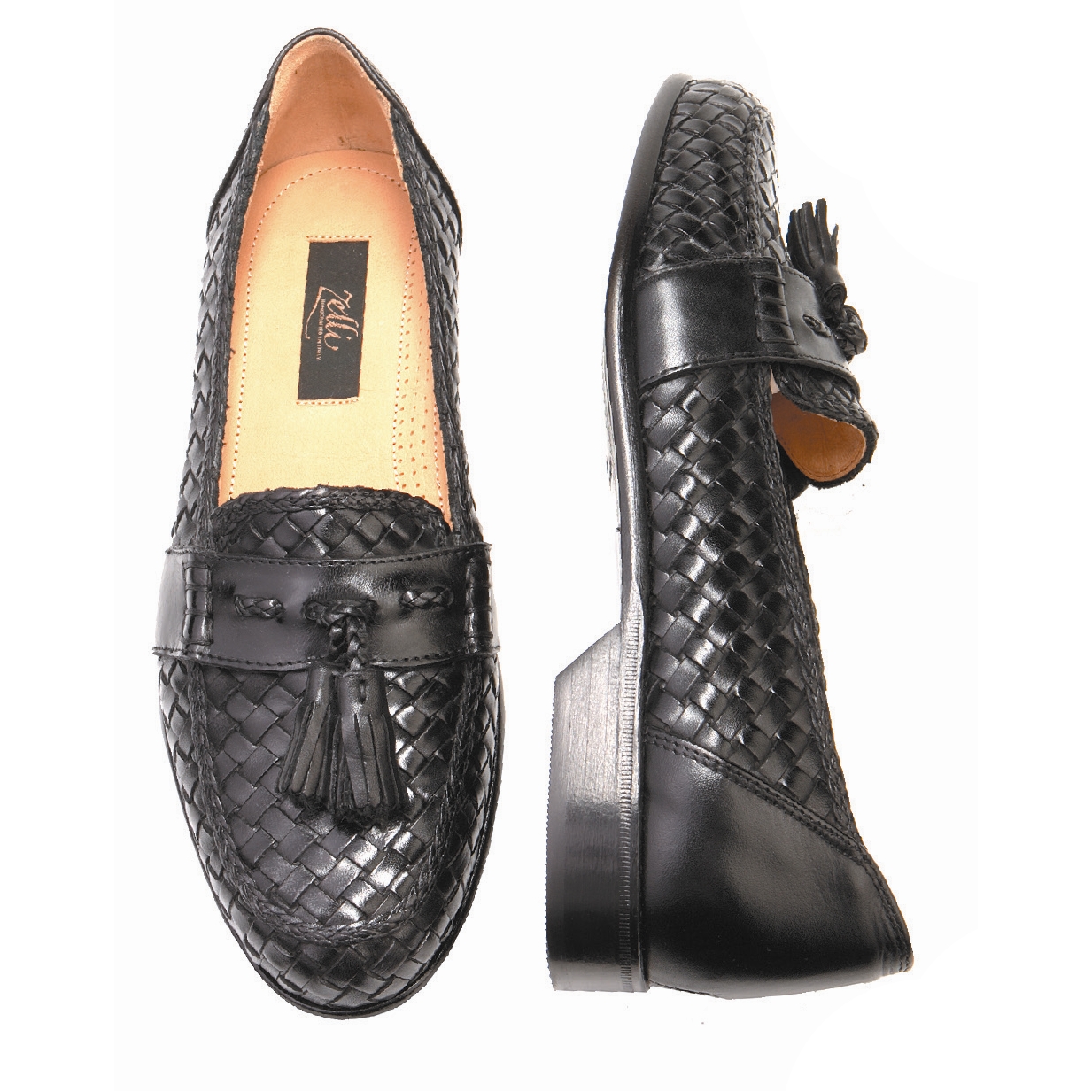 Zelli Tassel Loafers Black Image