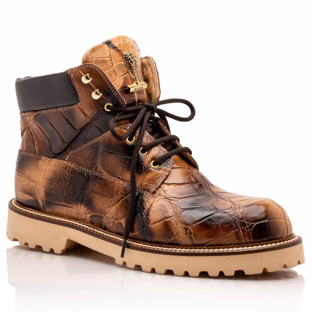 Mauri 3240/3 Alligator / Nappa Boots Dune Smoke & T. Moro Image