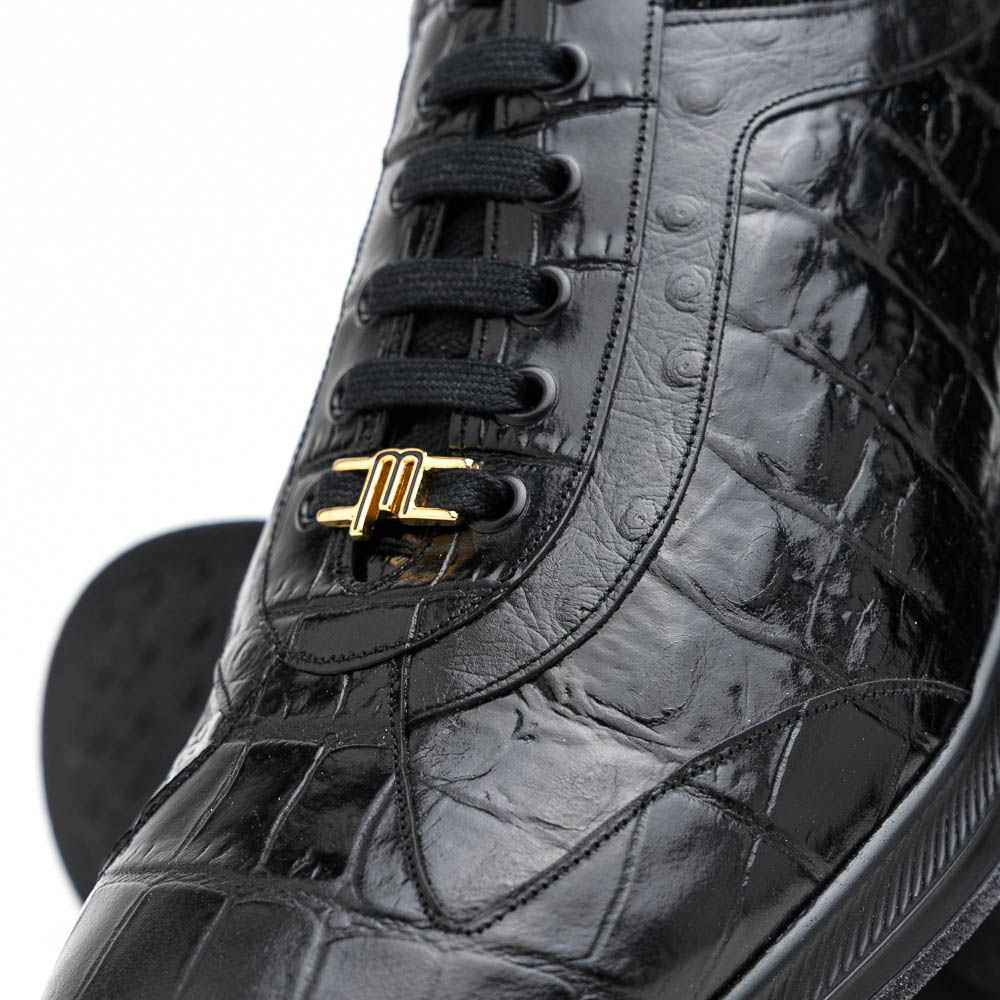 Louis Vuitton Ostrich Leather High Top Sneakers