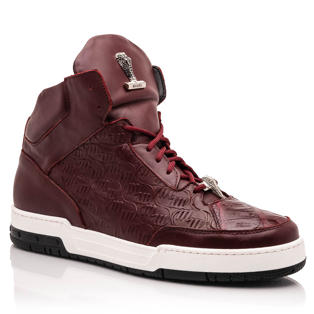 Mauri 8429 Baby Croc / Nappa Sneakers Ruby Red Image