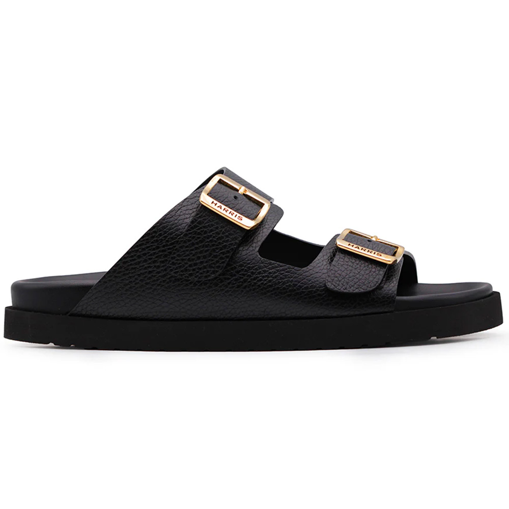 Harris Firenze 1913 Calfskin Sandals Black Image