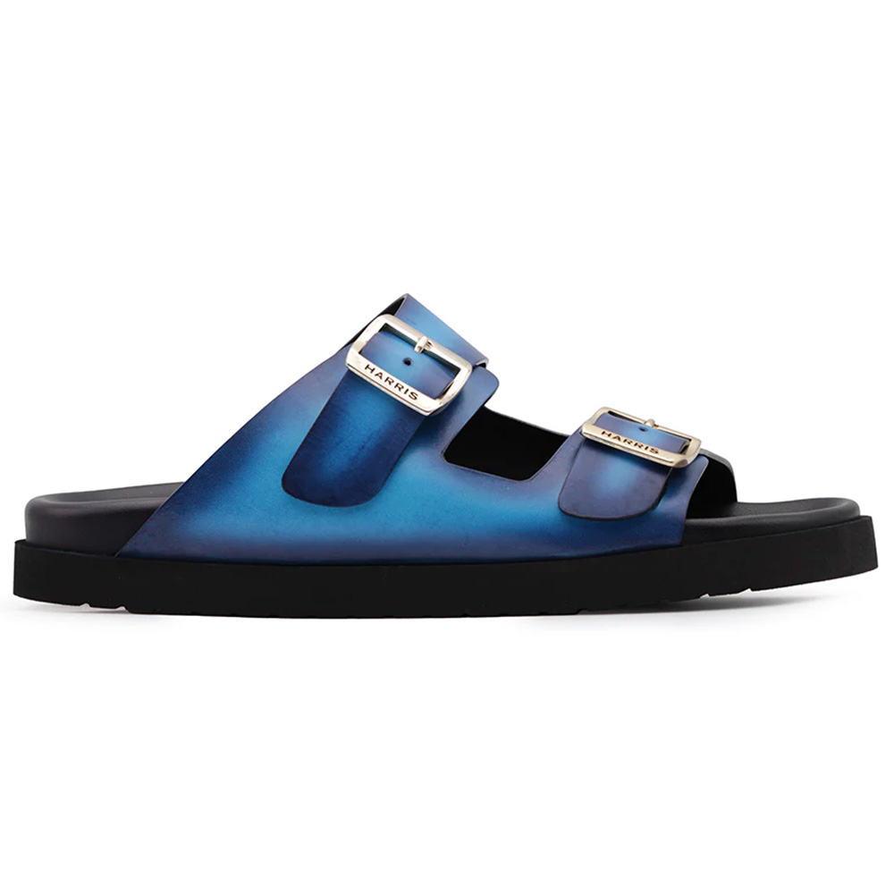 Harris Firenze 1913 Leather Sandals Sky Blue Image