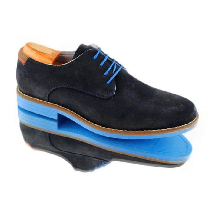 blue sole shoes