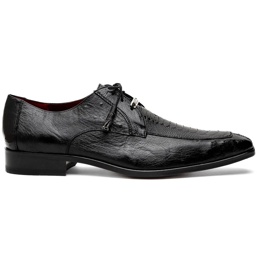 Marco Di Milano Andretti Ostrich Leg Shoes Black Image