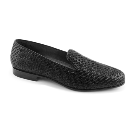 Baker Benjes Simpson Woven Shoes Black | MensDesignerShoe.com