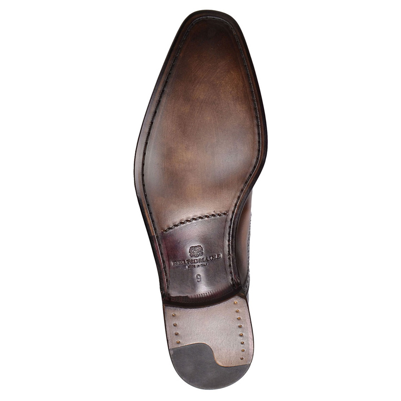 Bruno Magli Corrado Penny Loafer Shoes Cognac | MensDesignerShoe.com