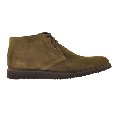 Bruno Magli Erasmo Suede Boot Dark Green | MensDesignerShoe.com