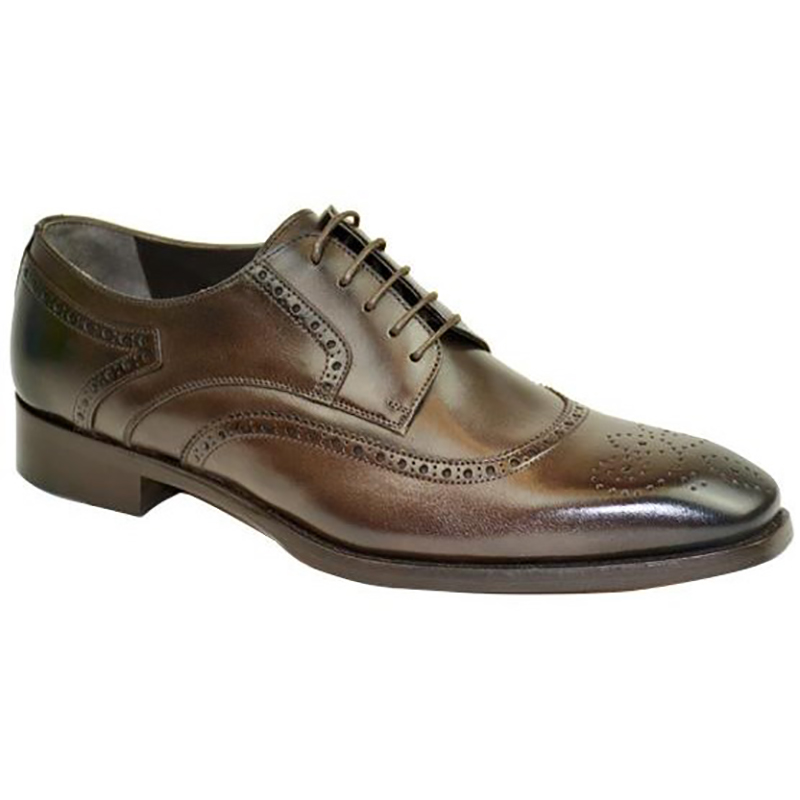 Bruno Magli Gigilo Wingtip Shoes Dark Brown | MensDesignerShoe.com