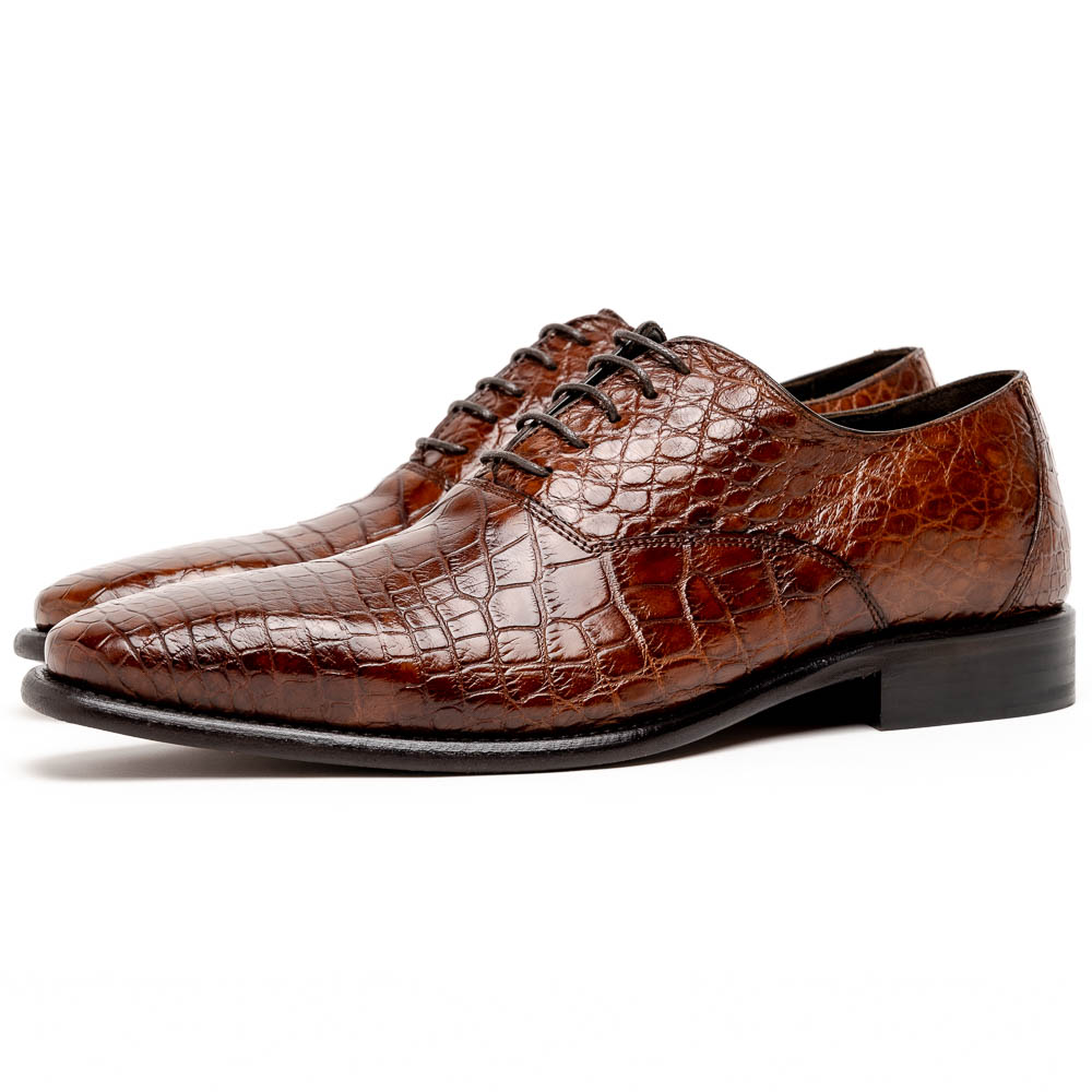 Calzoleria Toscana David 6153 Nile Crocodile Shoes Cognac ...