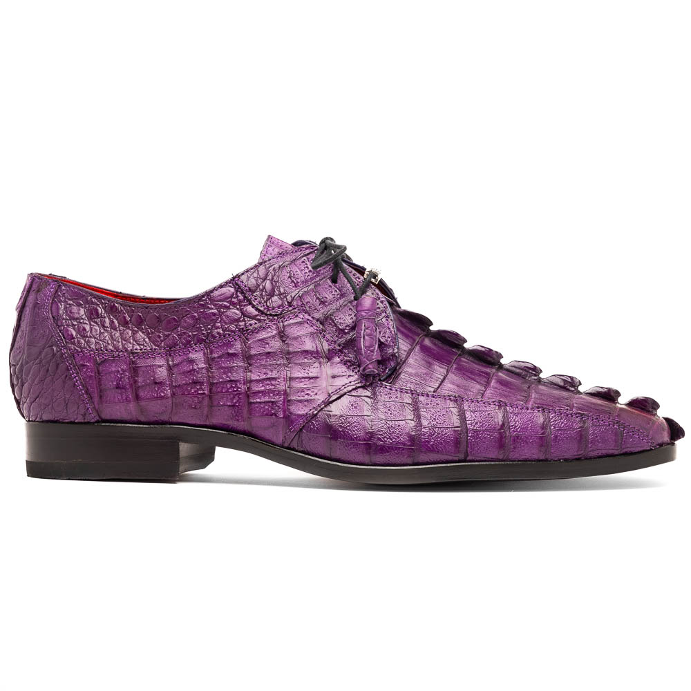 Marco Di Milano Cancun Caiman Crocodile Derby Purple Image