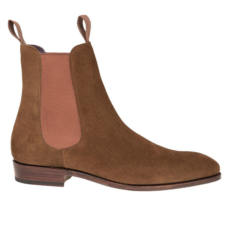 Carmina Chelsea Boots 80186 Inca Snuff Suede | MensDesignerShoe.com