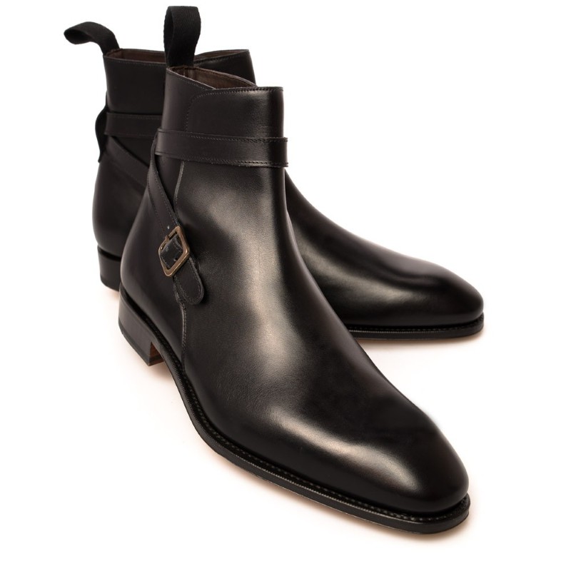 Carmina Jodhpur Boots 80106 Simpson Black | MensDesignerShoe.com