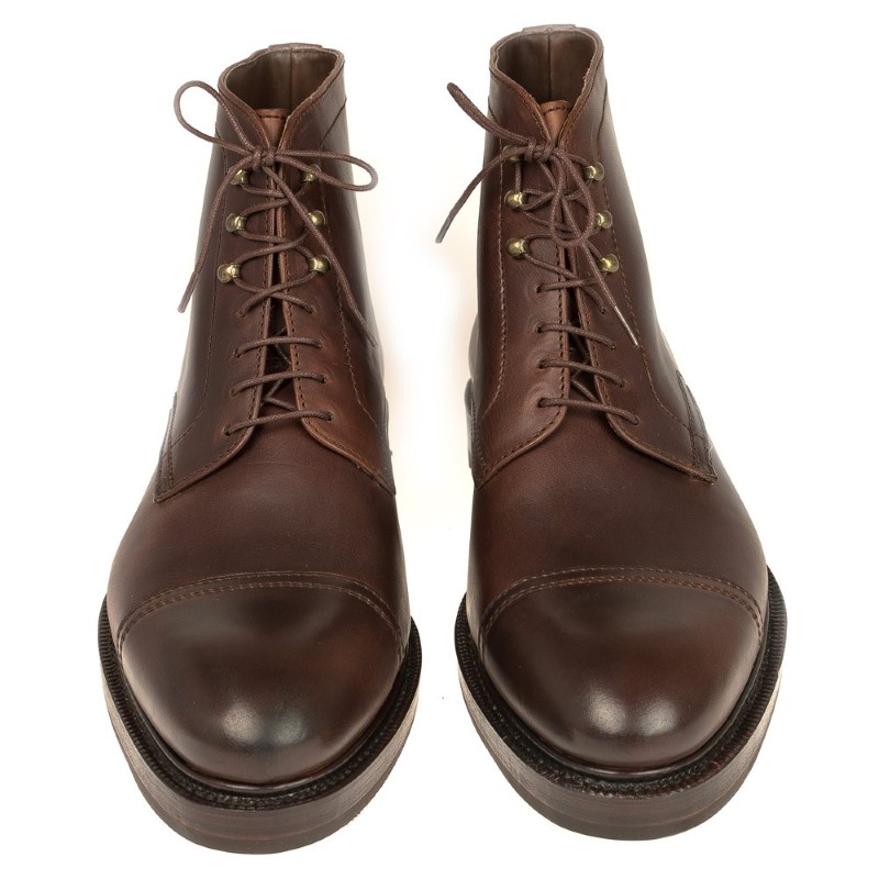 Carmina Jumper Boots 80179 Soller Brown | MensDesignerShoe.com