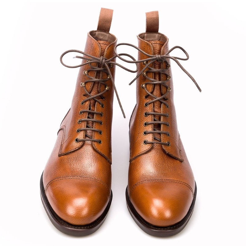 Carmina Jumper Boots 80184 Oscar Chestnut | MensDesignerShoe.com