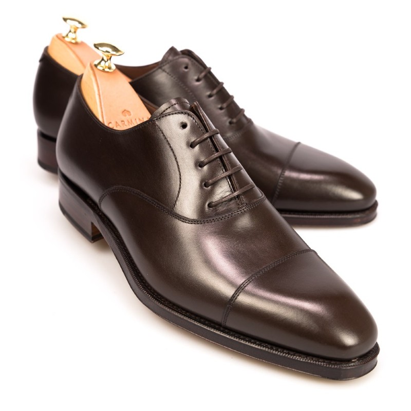 Carmina Oxford Shoes 80386 Rain Dark Brown | MensDesignerShoe.com