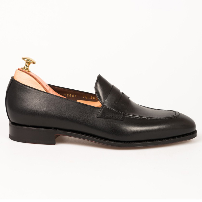 Carmina Penny Loafers 80158 Rain Black