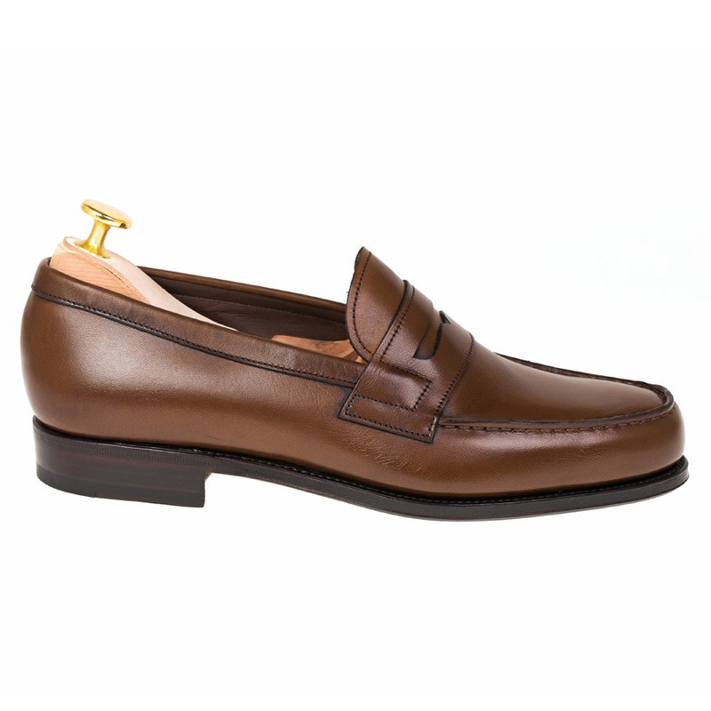 Carmina Penny Loafers 80578 Genova Brown | MensDesignerShoe.com