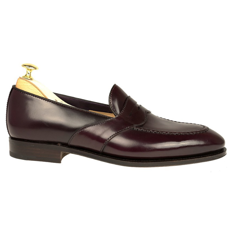 Carmina Shell Cordovan Full Strap Loafers 80372 Uetam Ee Burgundy ...