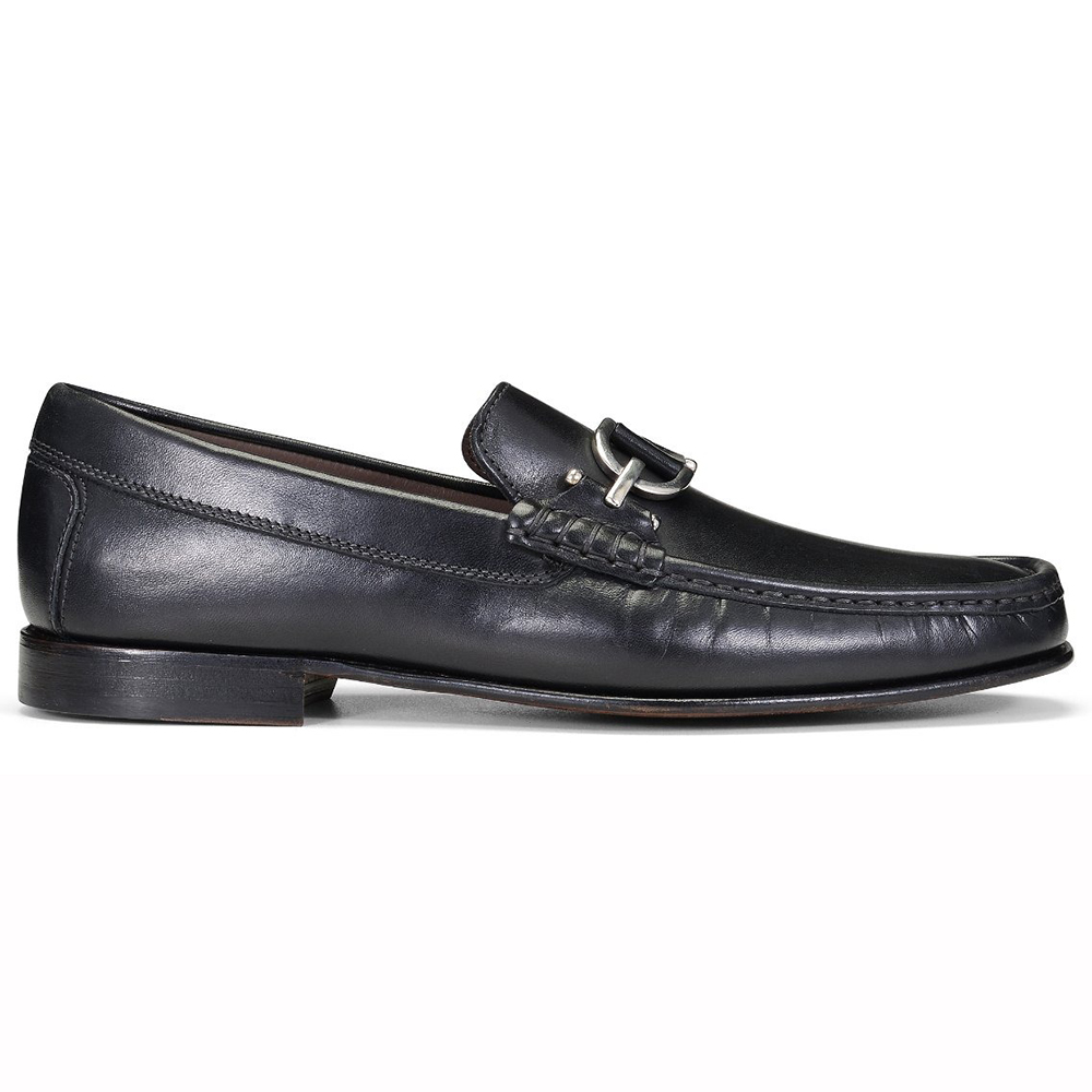 Donald Pliner Dacio Calfskin Loafers Black | MensDesignerShoe.com
