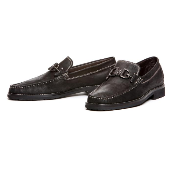 Donald J Pliner Dooley Nappa Loafers Black | MensDesignerShoe.com