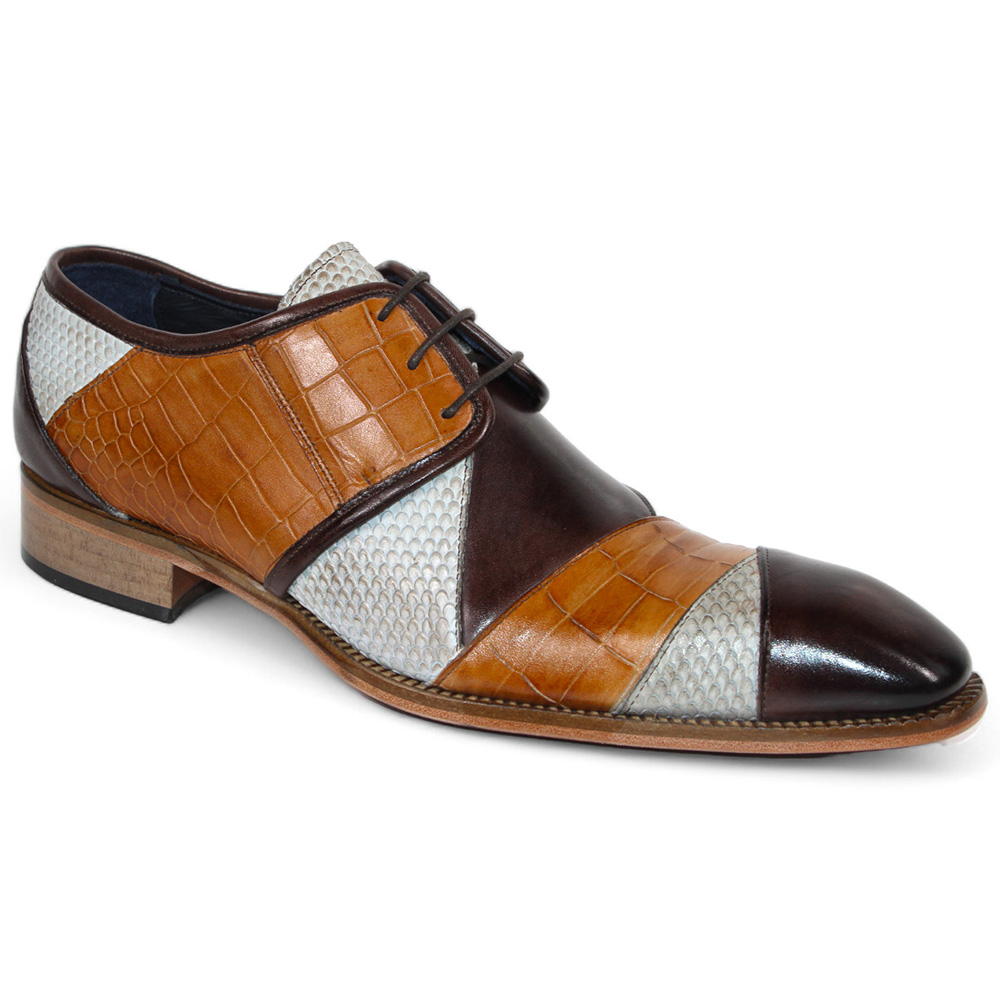 Duca by Matiste Imperio Calfskin Shoes Brown Multi Image