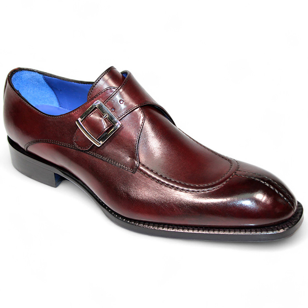 Emilio Franco Bernardo Calfskin Shoes Burgundy Image