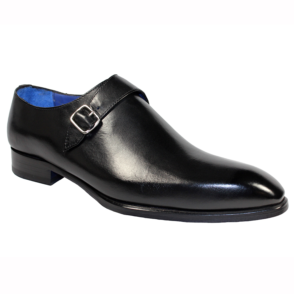 Emilio Franco Fabrizio Leather Shoes Black | MensDesignerShoe.com