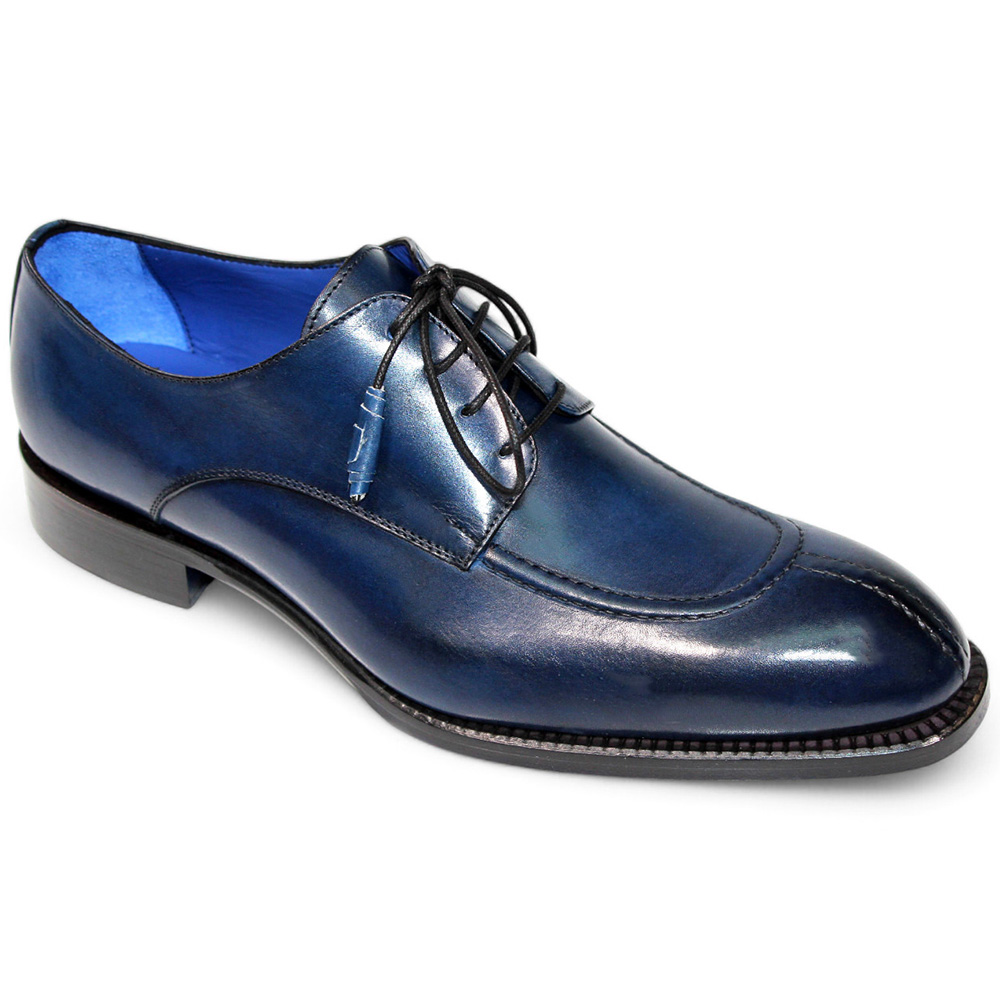 Emilio Franco Girolamo Calfskin Shoes Navy Image