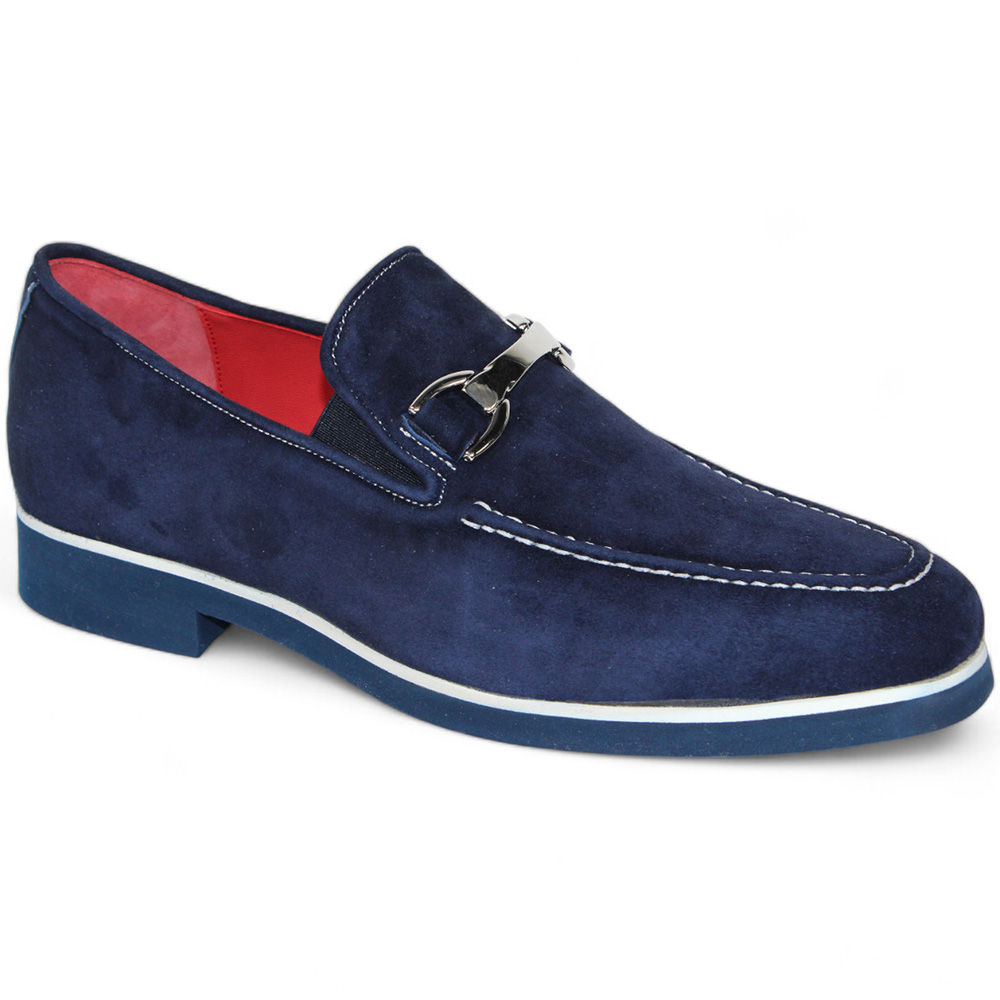 Emilio Franco Nino II Suede Loafers Navy Image