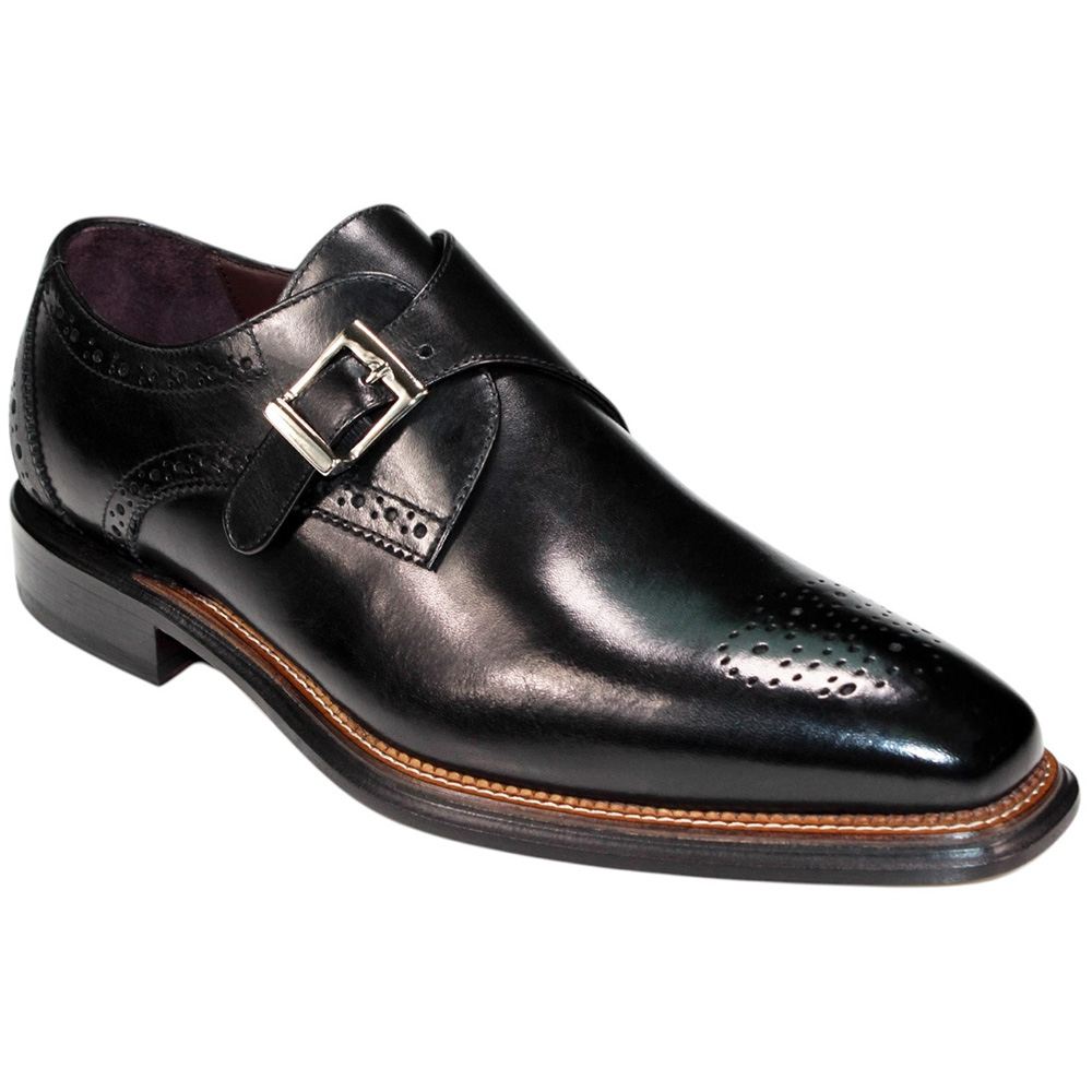 Emilio Franco Vincenzo Genuine Leather Shoes Black Image