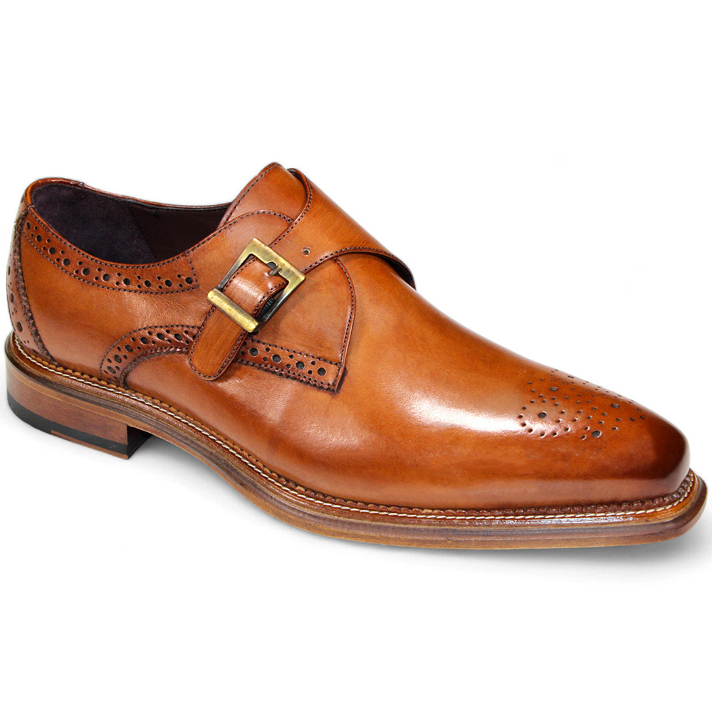 Emilio Franco Vincenzo Genuine Leather Shoes Brandy Image