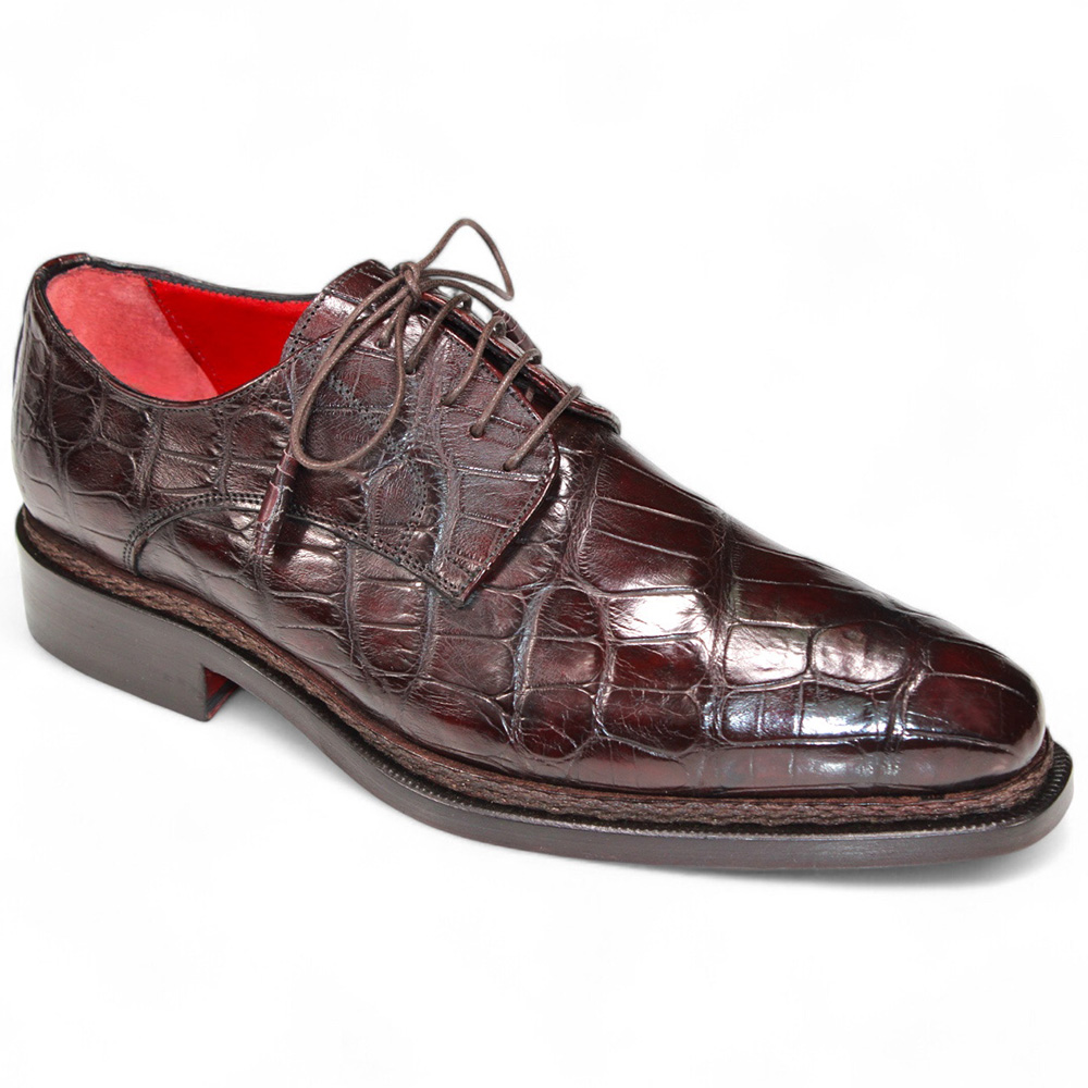 Fennix Gabriel Genuine Alligator Shoes Brown Image