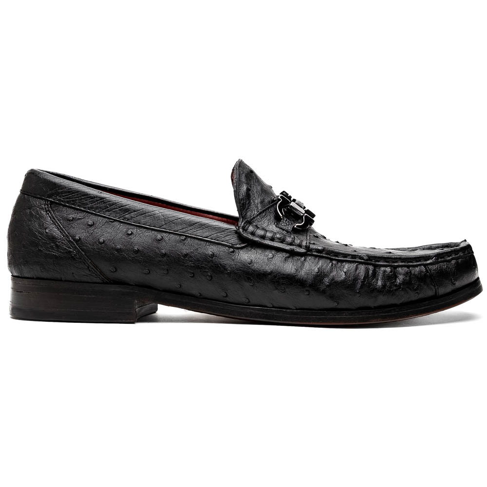 Marco Di Milano Ferrioni Ostrich Bit Loafer Black Image