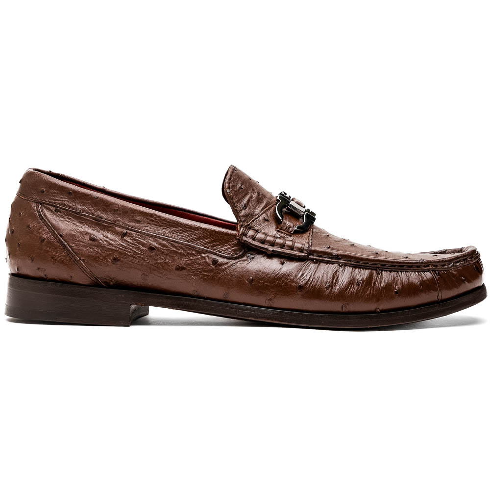 Marco Di Milano Ferrioni Ostrich Bit Loafer Brown Image