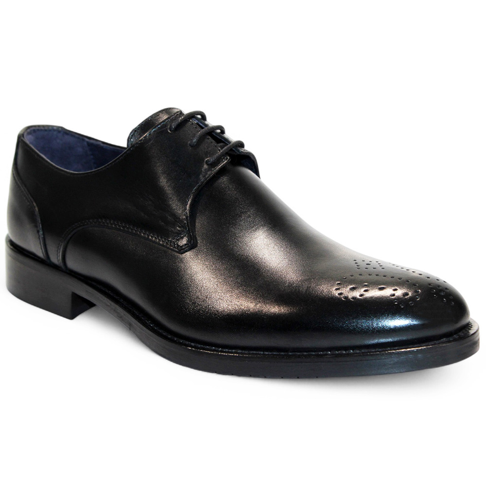 Firmani David Genuine Leather Shoes Black Image