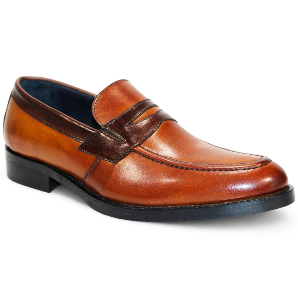 Firmani Mark Genuine Leather Loafers Cognac/ Brown Image