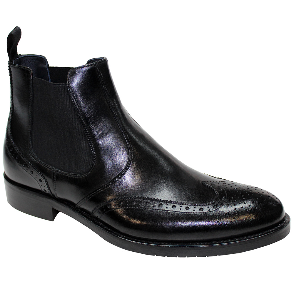 Firmani Michael Genuine Leather Boots Black Image