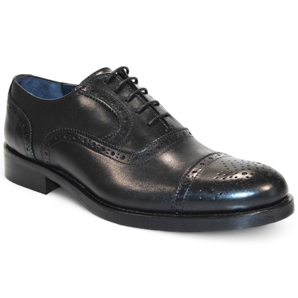 Firmani Paul Genuine Leather Shoes Black Image