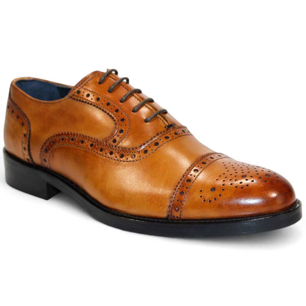 Firmani Paul Genuine Leather Shoes Cognac Image