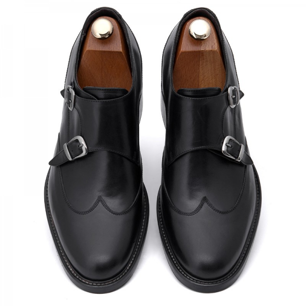 Guido Maggi Ostuni Full Grain Leather Shoes Black | MensDesignerShoe.com