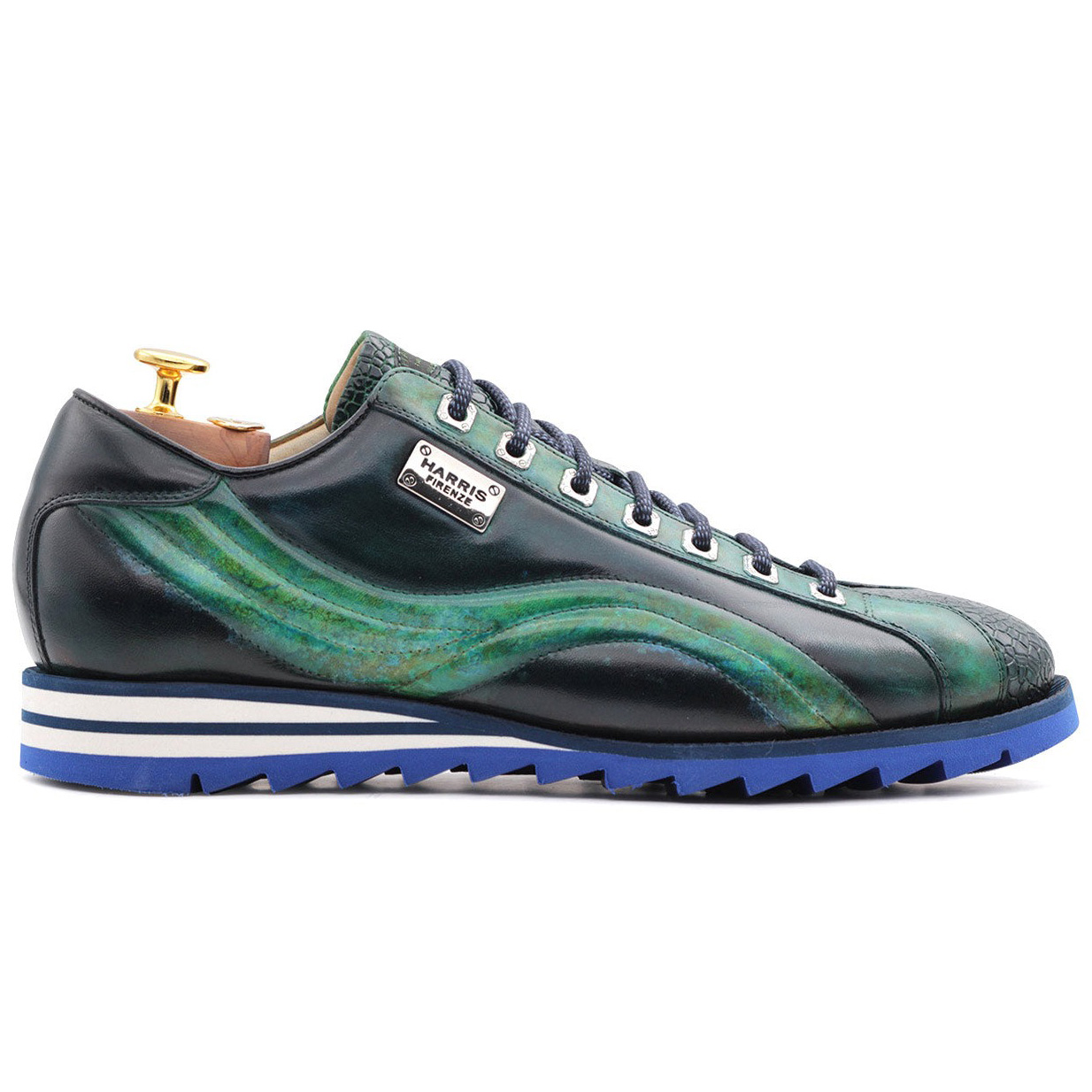 Harris Firenze 1913 Calfskin Sneakers Green Image