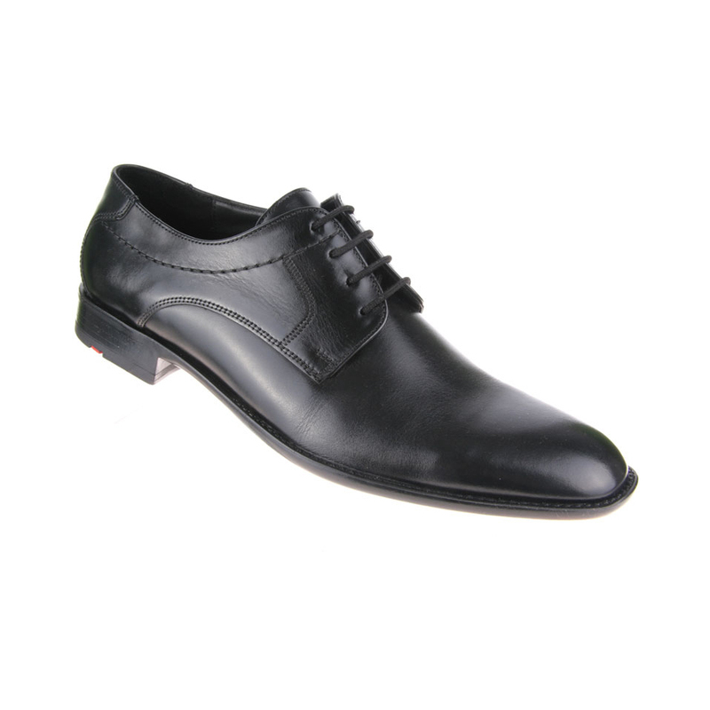 Lloyd Garvin Plain Toe Shoes Black | MensDesignerShoe.com