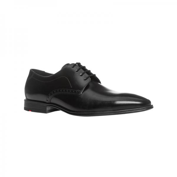 Lloyd Hedin Plain Toe Shoes Black | MensDesignerShoe.com