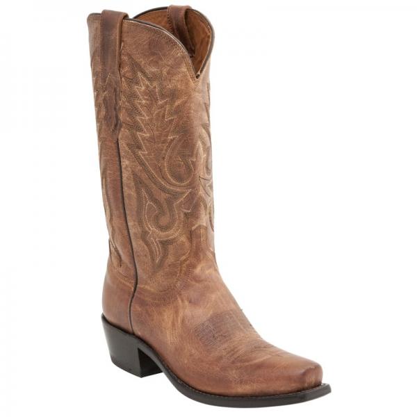 Lucchese M1008.S74 Goat Leather Boots Tan | MensDesignerShoe.com