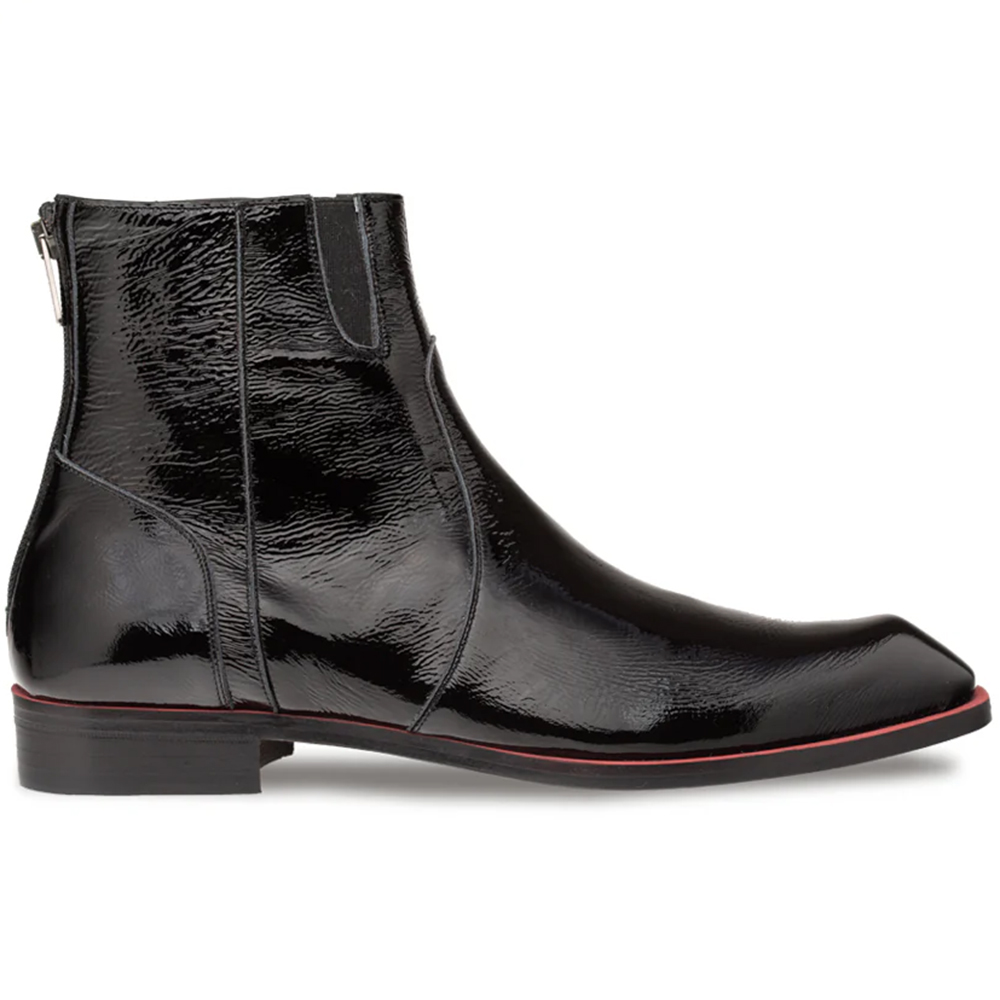 Mezlan Baroni Hi-Shine Leather Boot Black (21300) Image