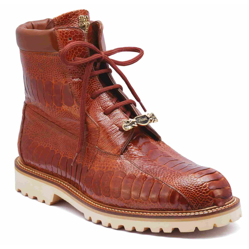 steel toe ostrich boots