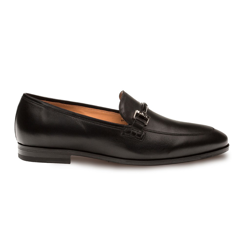 Mezlan Gabino Calfskin Shoes Black | MensDesignerShoe.com