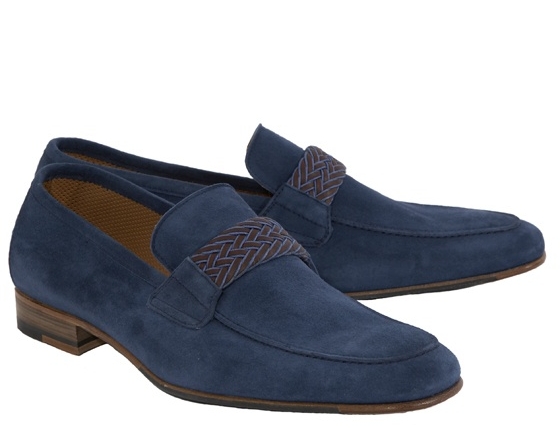 Moreschi Men's Shoes Twist Suede Mocassin | MensDesignerShoe.com